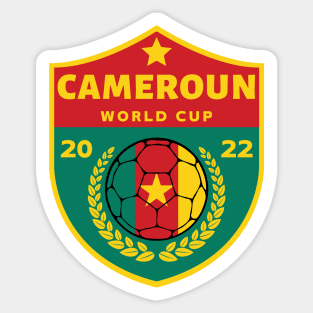 Cameroon Football Sticker